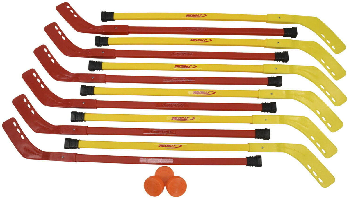 36 in. Elementary Floor Hockey Set Red & Yellow N7798