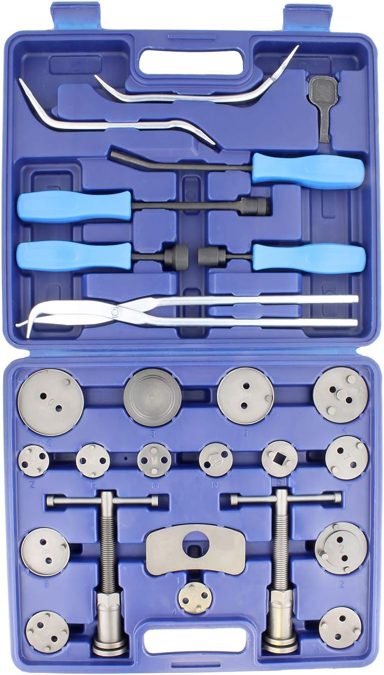 18 Pc Disc Brake Caliper Tool Kit & 8 Pc Drum Brake Tool Kit D564358