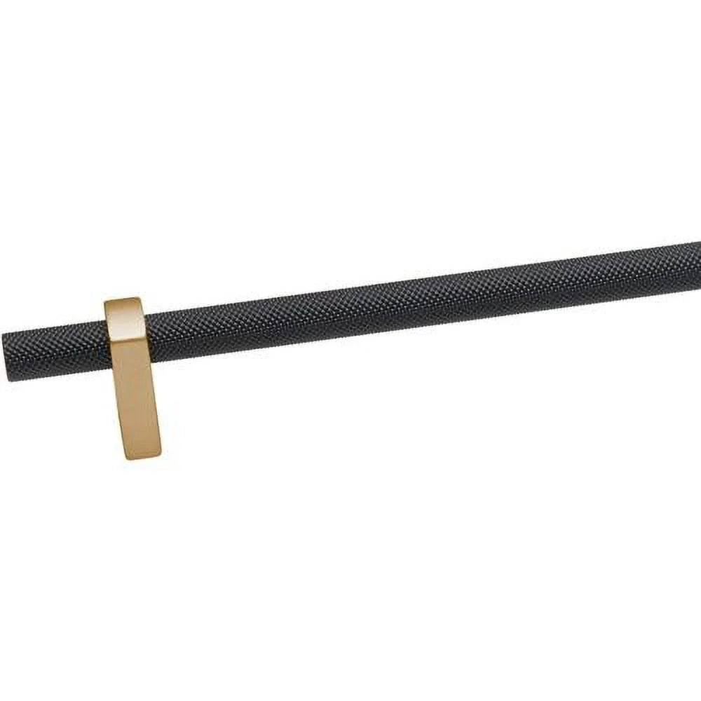 24" Center To Center Knurled Bar Appliance Pull Matte Black V593