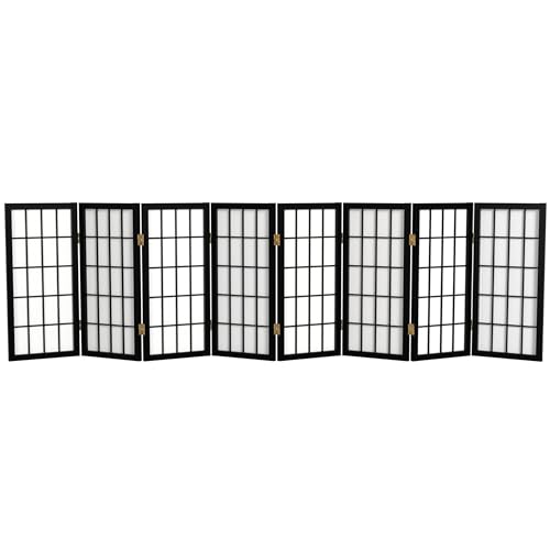 2 ft. 3 Panels Rosewood Shoji Screen S57300