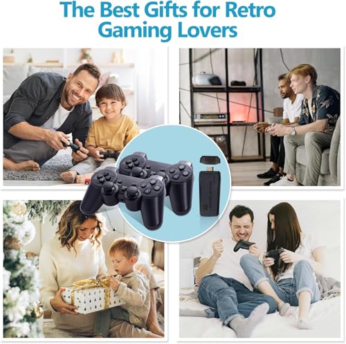 Wireless Retro Game Console, 4K HDMI, 2.4GHz Wireless Controller, 64G M369370
