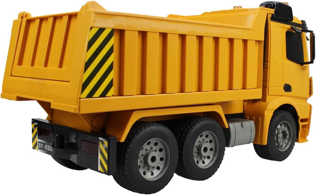 1/20 Scale 6 Channel RC Dump Truck Toy, Pack of 2 E910750