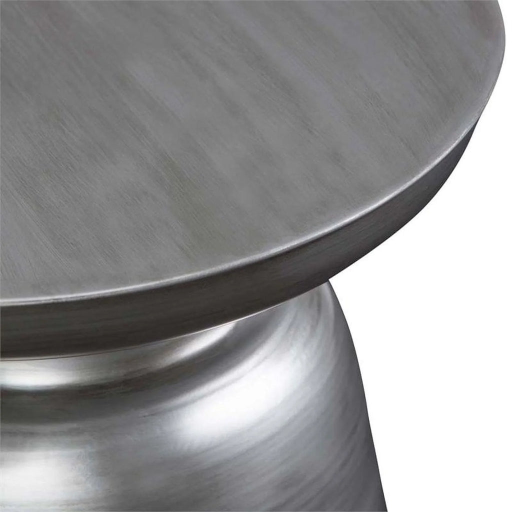 16" Solid Metal Accent Side Table N119432