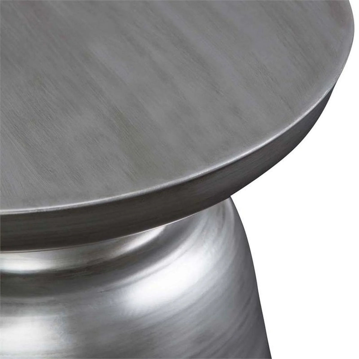 16" Solid Metal Accent Side Table N119432