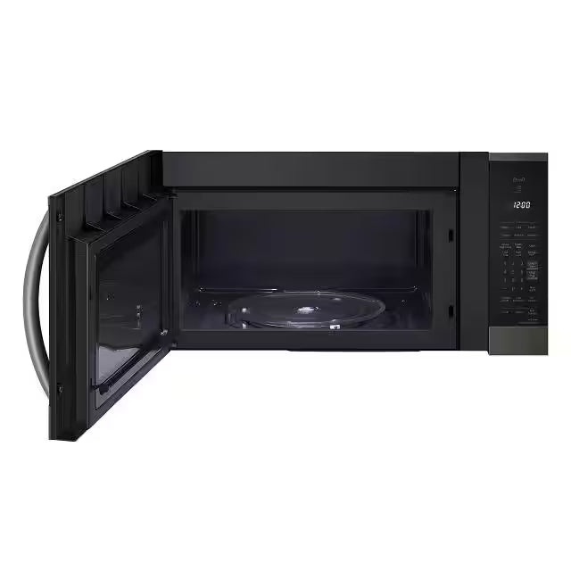 1.8 cu. ft. Black Stainless Steel Over the Range Microwave Oven H619